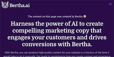 Bertha.ai AI Tool
