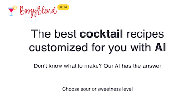 BoozyBlend AI Tool