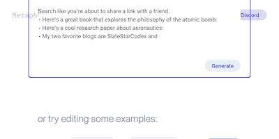 Metaphor Systems AI Tool