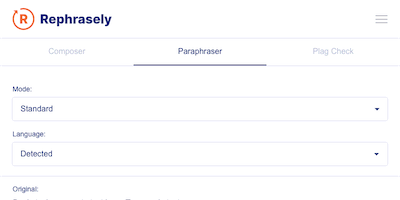 Rephrasely AI Tool